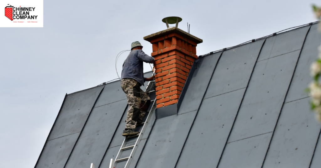 Chimney draft problems inspection on a San Jose home, where Chimney Clean Company, Inc. checks the flue to stop smoke backing up into the house.